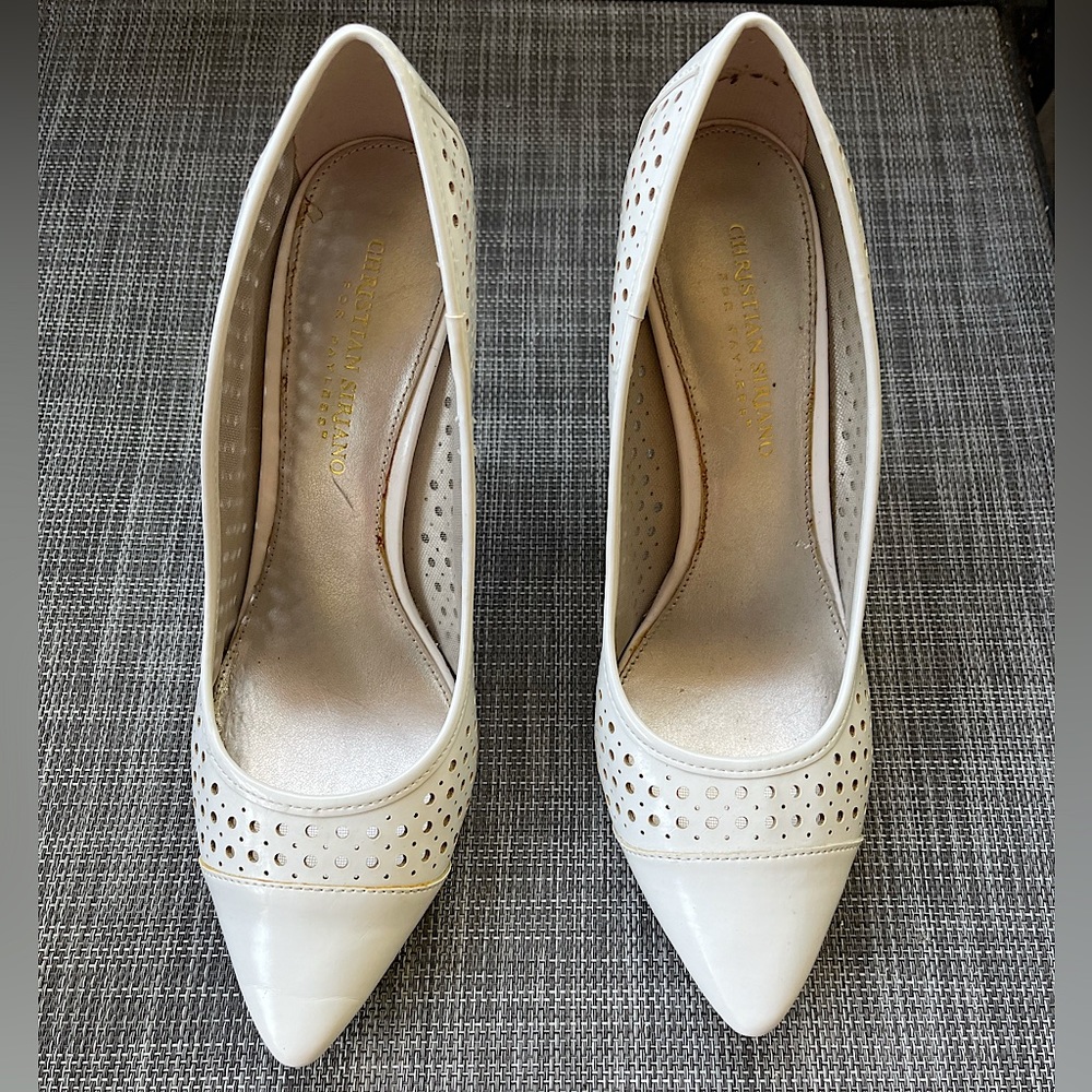 Christian Siriano - White Pump Heels